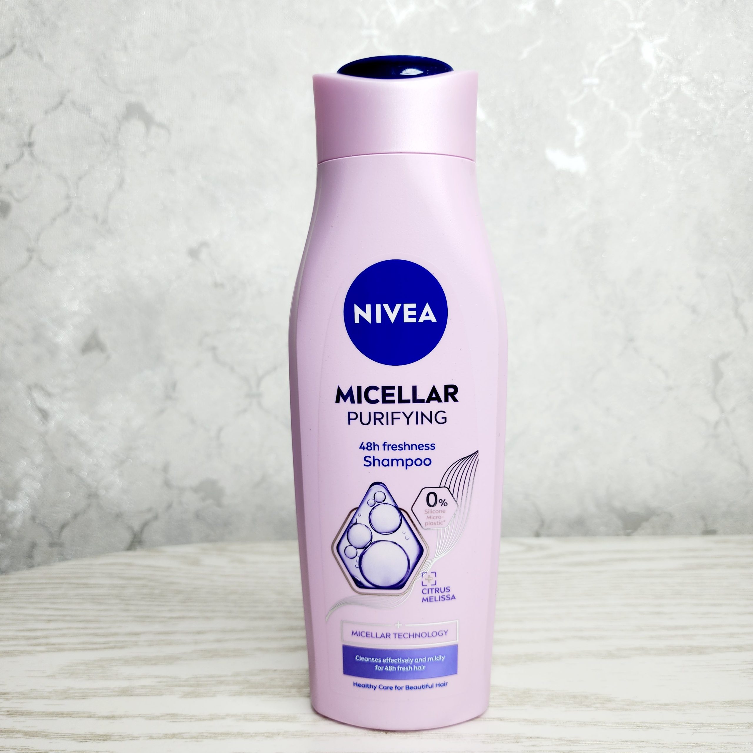 شامپو موی زنانه آلمانی نیوا NIVEA مدل PURIFYING MICELLAR  برای نرمال و چرب  حجم 400 میل