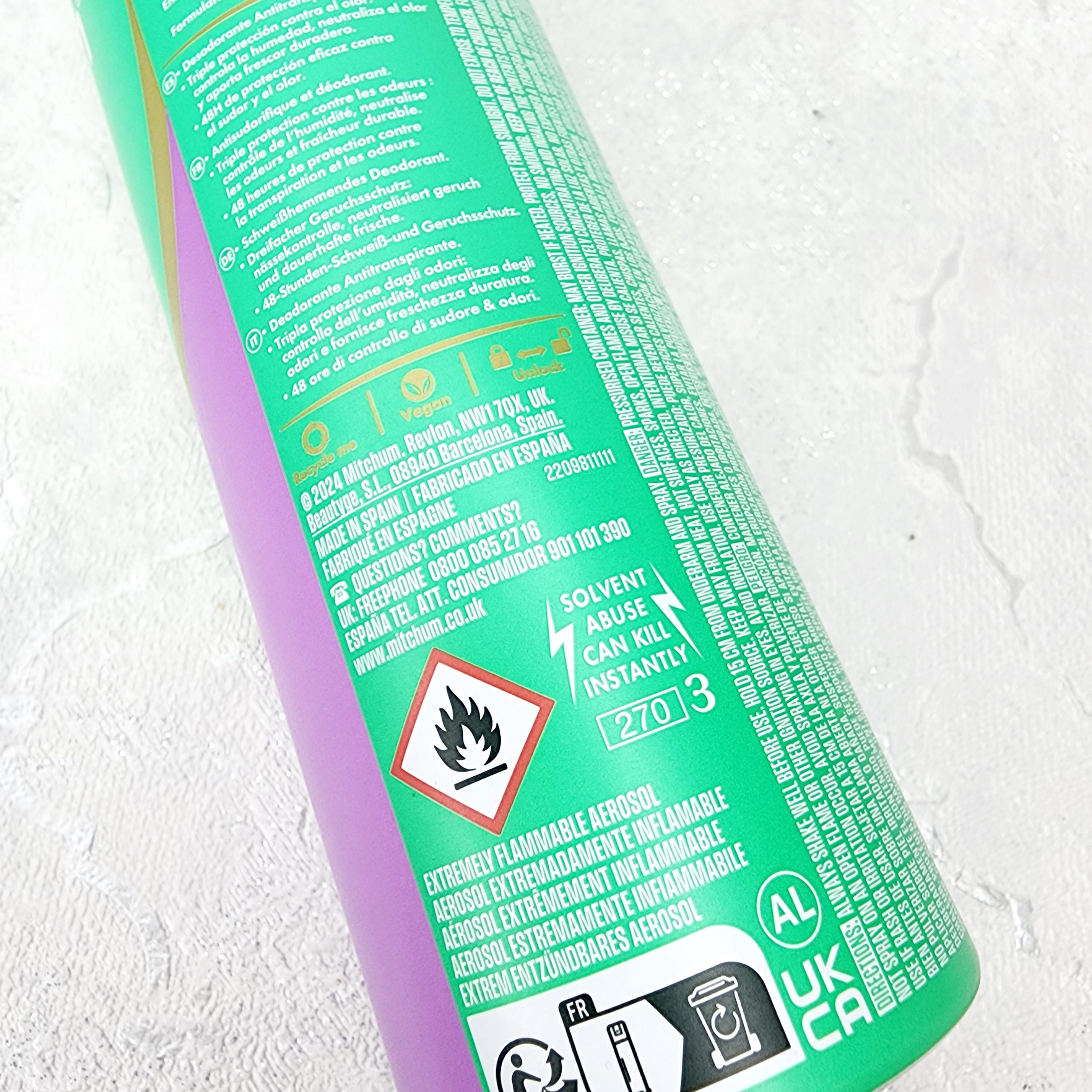 اسپری ضدتعریق 48 ساعته زنانه میچام مدلShower Fresh (رایحه تمیزی و حس تازگی) حجم 200 میل