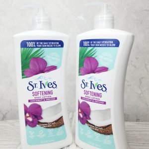لوسیون بدن نارگیل و گل ارکیده سینت ایوز St Ives Softening Coconut and Orchid حجم 621 میلی لیتر