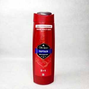 شامپو مردانه 3 در 1 Old Spice مدل CAPTAIN | رایحه‌ ی خنک دریایی و مرکبات