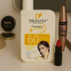 ضد آفتاب ضد لک دکتر داوی Dr. Davey مدل 60 SPF حجم 50ml