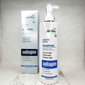 شامپو مو کراتینه ، بوتاکس و کلاژن نایس فرش حجم 900 میلی لیتر
