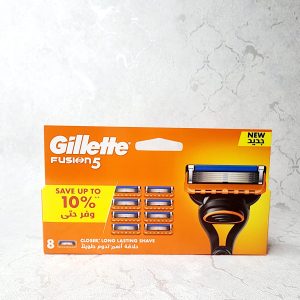 یدک تیغ اصلاح ژیلت مدل Fusion 5 بسته 8 عددی