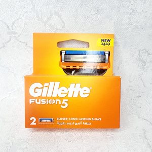 تیغ یدک خودتراش ژیلت مدل فیوژن 5 بسته 2 عددی