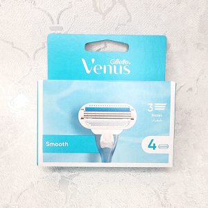 یدک تیغ ژیلت ونوس Venus مدل Smooth بسته 4 عددی