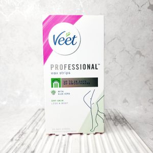 نوار مو بر ویت Veet مدل Professional مناسب پوست خشک بسته 20 عددی