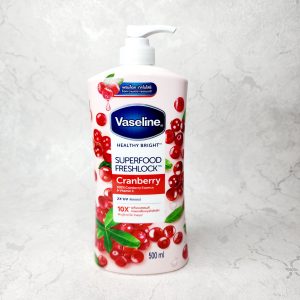 لوسیون بدن وازلین مدل SUPERFOOD FRESHLOCK حاوی عصاره زغال اخته حجم 500 میل