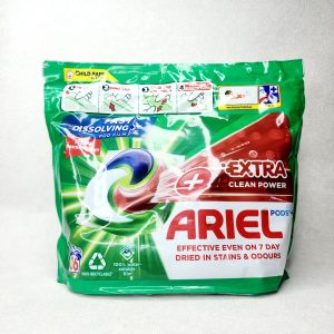 قرص ماشین لباسشویی 36 عددی آریل ARIEL مدل EXTRA CLEAN POWER مناسب لباس های رنگی