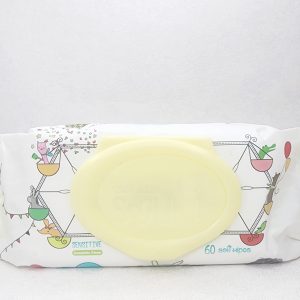 دستمال مرطوب کودک سون کوئین مدل سولینا Sensitive بسته ۶۰ عددی
