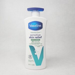 لوسیون بدن وازلین Sensitive Skin Relief حجم 600میل