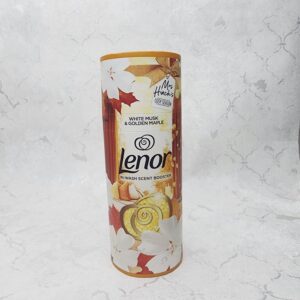 خوشبوکننده لباس لنور مشک سفید و چوب افرای طلایی IN WASH SCENT BOOSTER LENOR WHITE MUSK & GOLDEN MAPLE