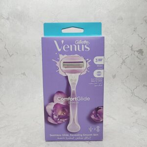 خودتراش 3 تیغه ژیلت ونوس مدل ComfortGlide Breeze یک عدددسته با دوعدد یدک